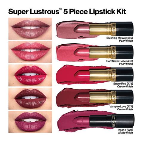 revlon super lustrous matte lipstick swatches|revlon lipstick shades with code.